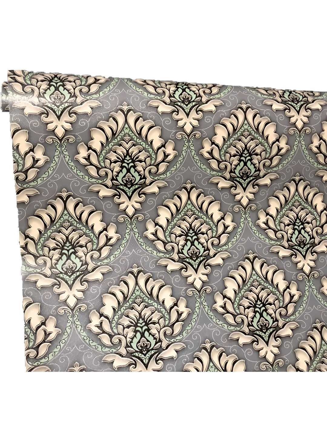 INDIAN ROYALS Grey & Beign    Printed Self-Adhesive & Durable Wall Sticker