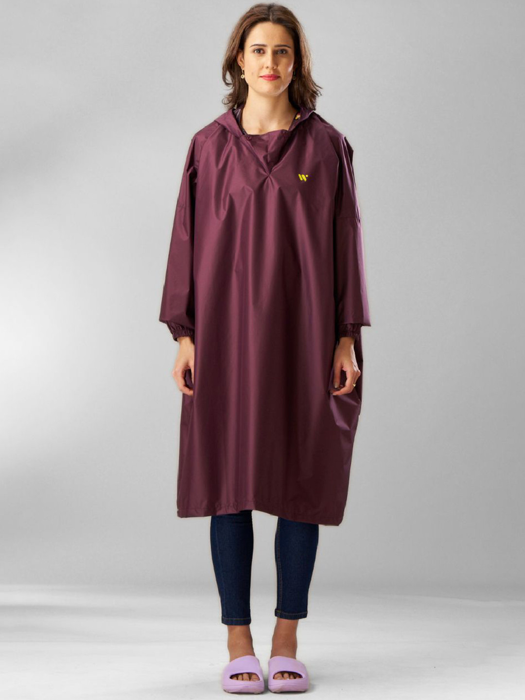 Zeel Self-Packable Waterproof Rain Poncho Jacket