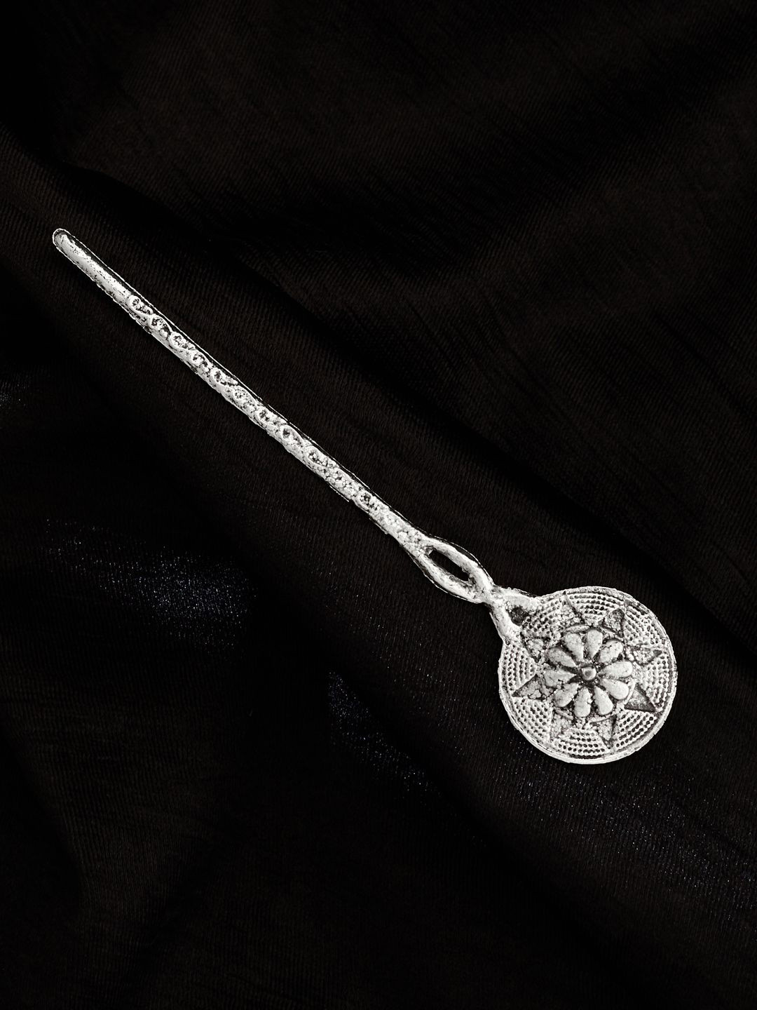 ATIBELLE Silver Plated Bun Pin Head Jewellery