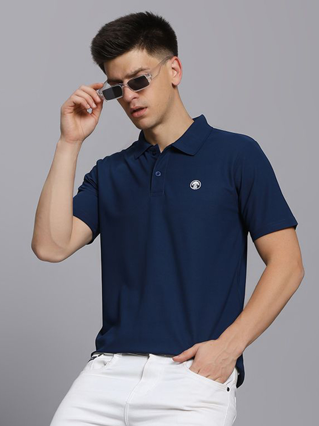 TIMBER HITCH Polo Collar Short Sleeves Cotton Casual T-shirt
