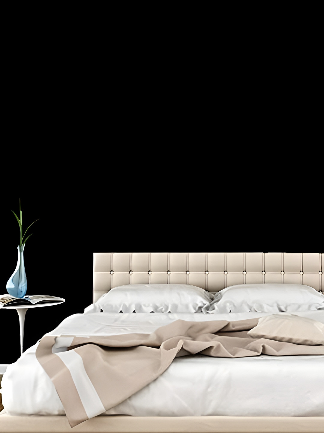 INDIAN ROYALS Black Plain Waterproof Wall Sticker