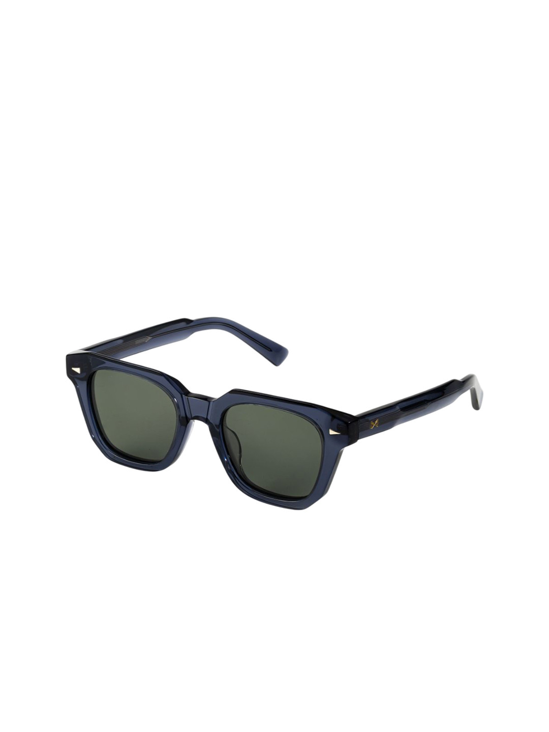 Vojos Unisex Blue Lens Square Sunglasses with UV Protected Lens Time