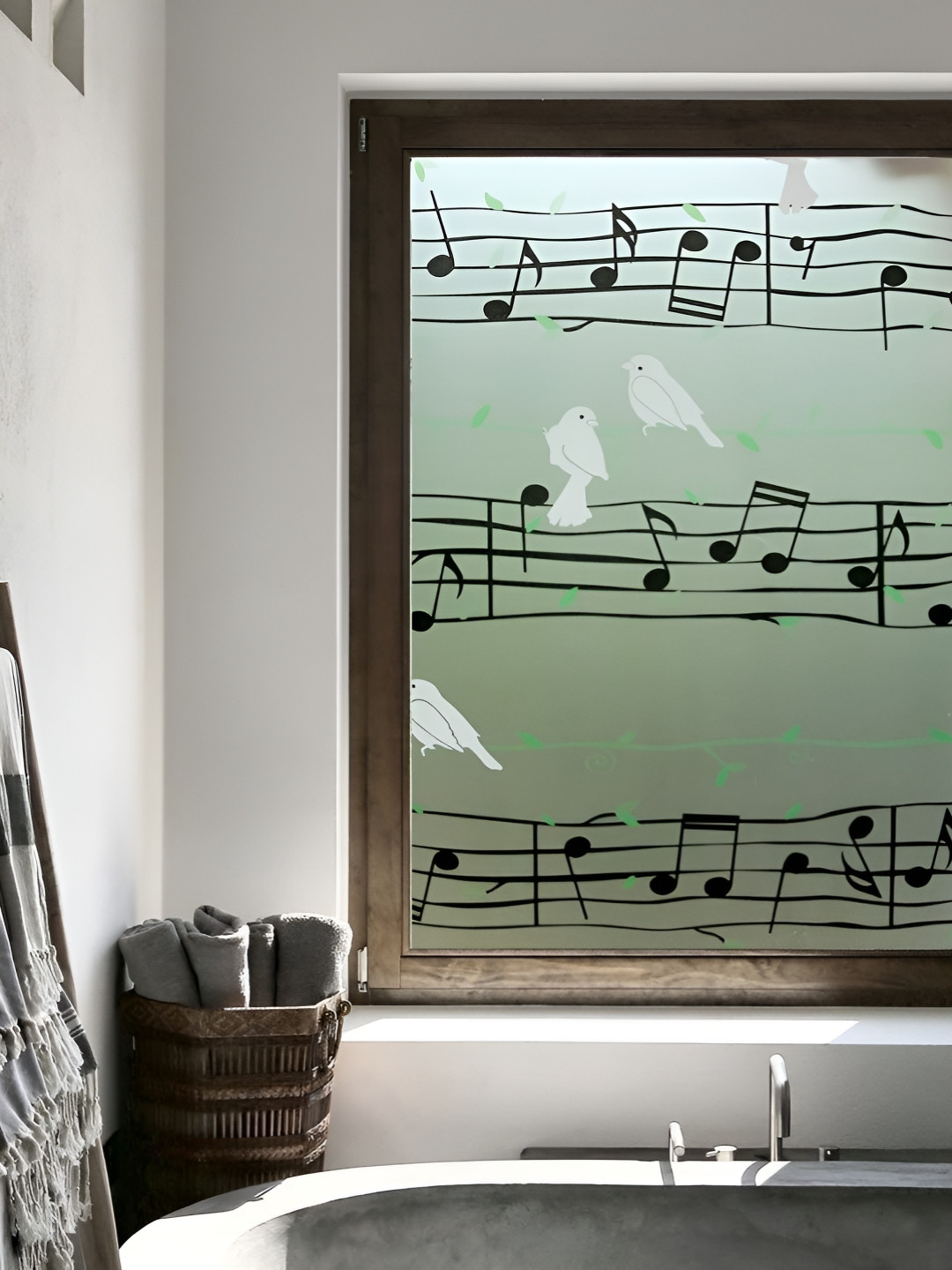 INDIAN ROYALS White & Purple Musical Printed Self-Adhesive & Durable Window Sticker