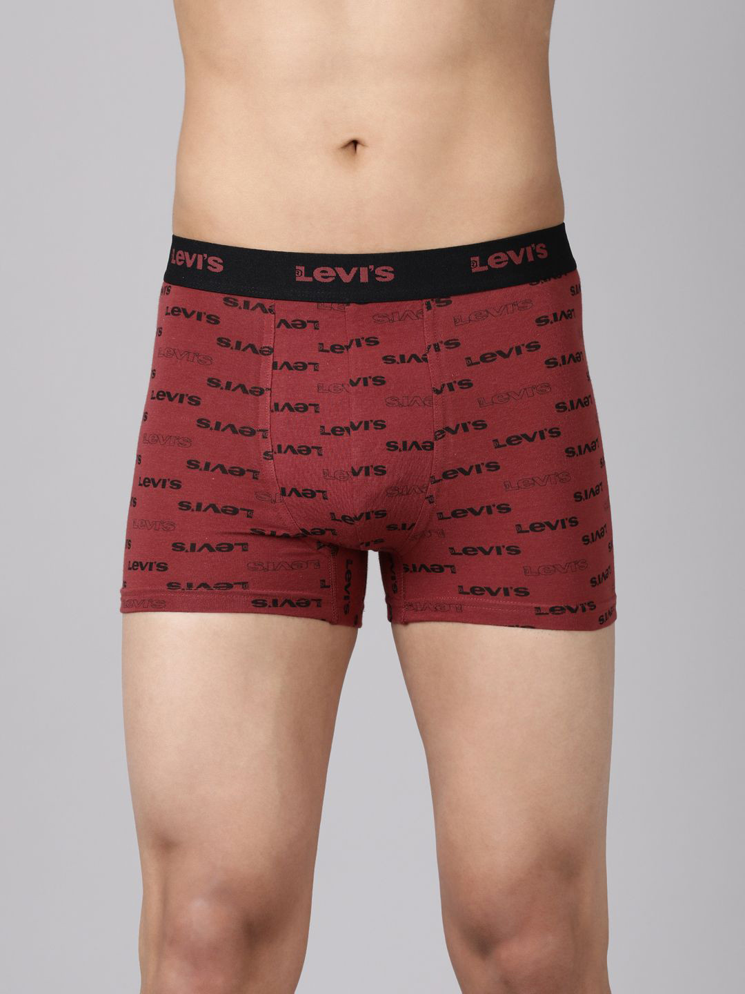 Levi's 022 Men Cotton Mid Rise Outer Elastic Waistband Designer Trunk
