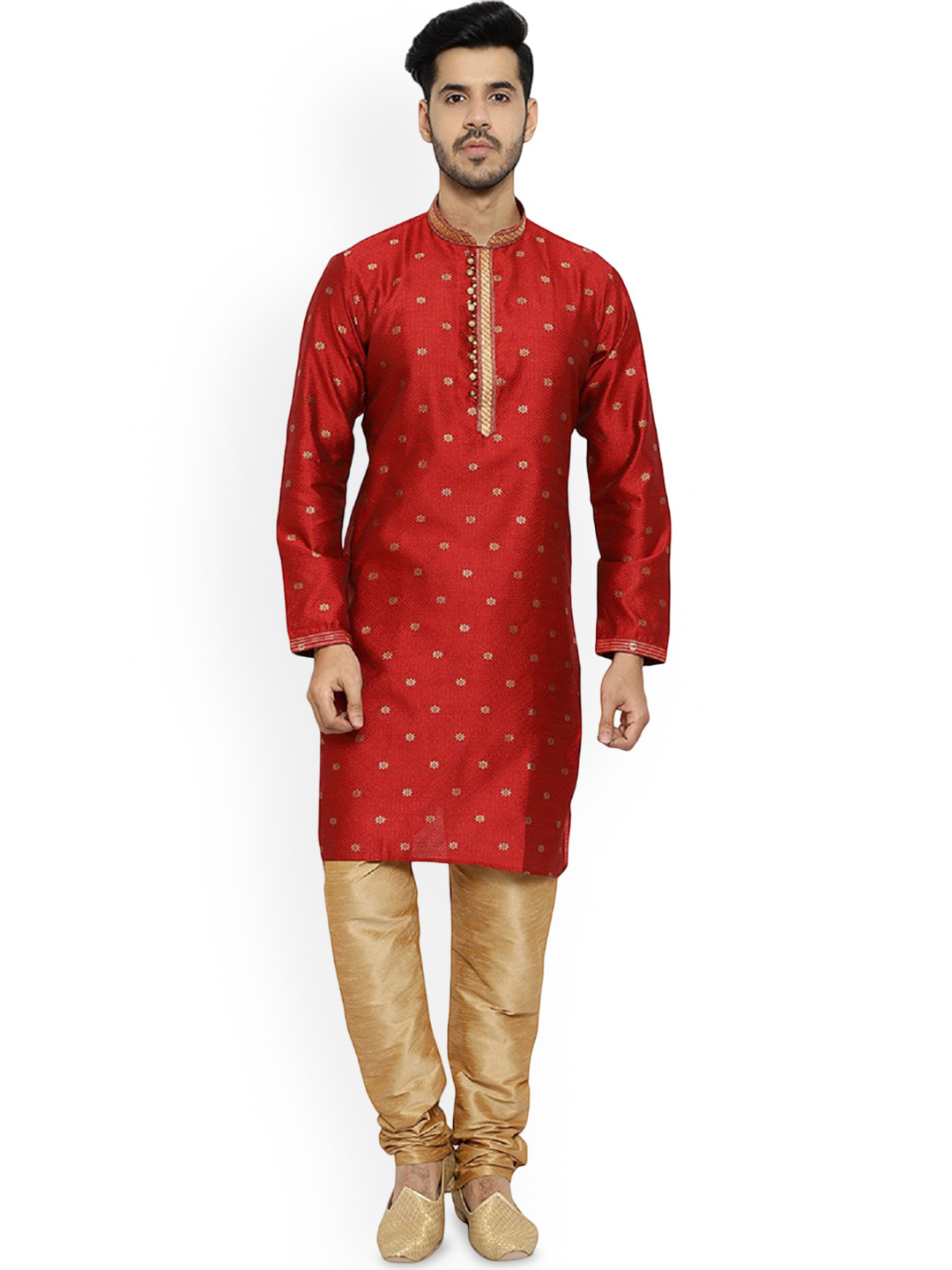 Pro-Ethic STYLE DEVELOPER Men Ethnic Motifs Kurta with Pyjamas