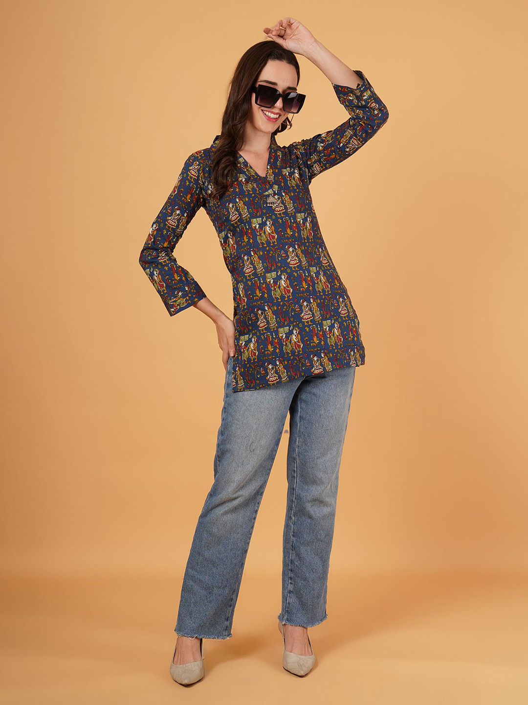 Magnetism Women Printed Pure Cotton Kurti