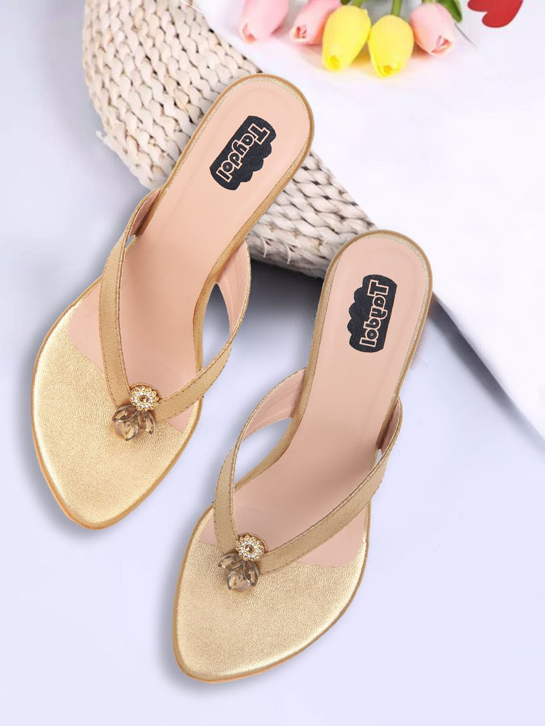 TAYDOL Embellished Stiletto Pumps