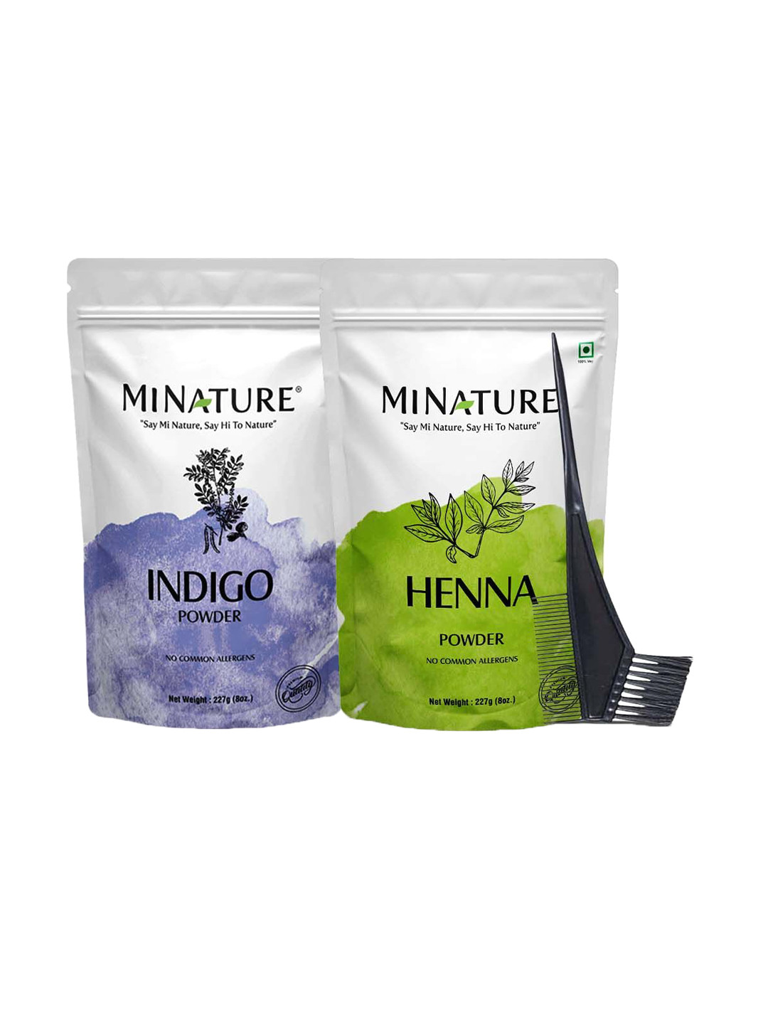 MINATURE Set Of 2 Henna & Indigo Powder - 227 g Each