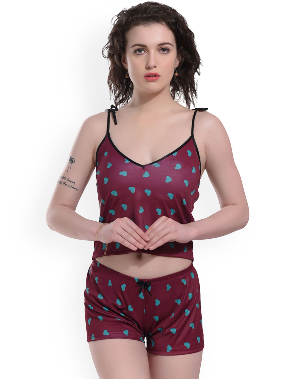 UNITRUST Women Conversational Printed Night suit