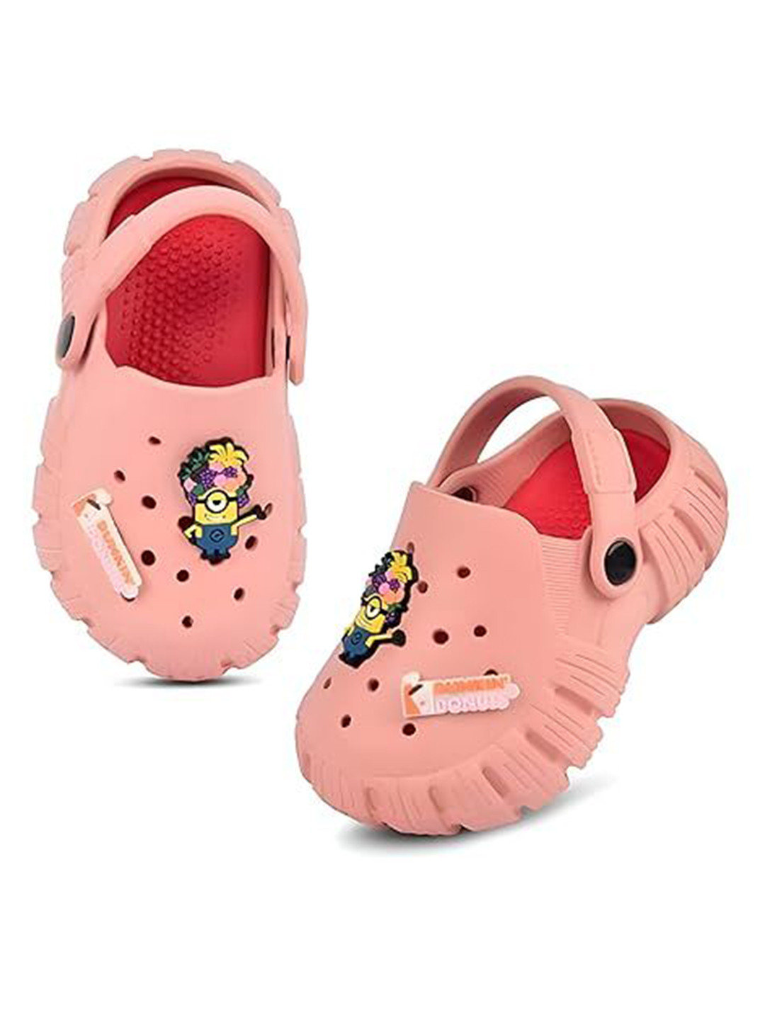 GLJ CLASSMATE Kids Casual Charm-Detail Sling Back Clogs