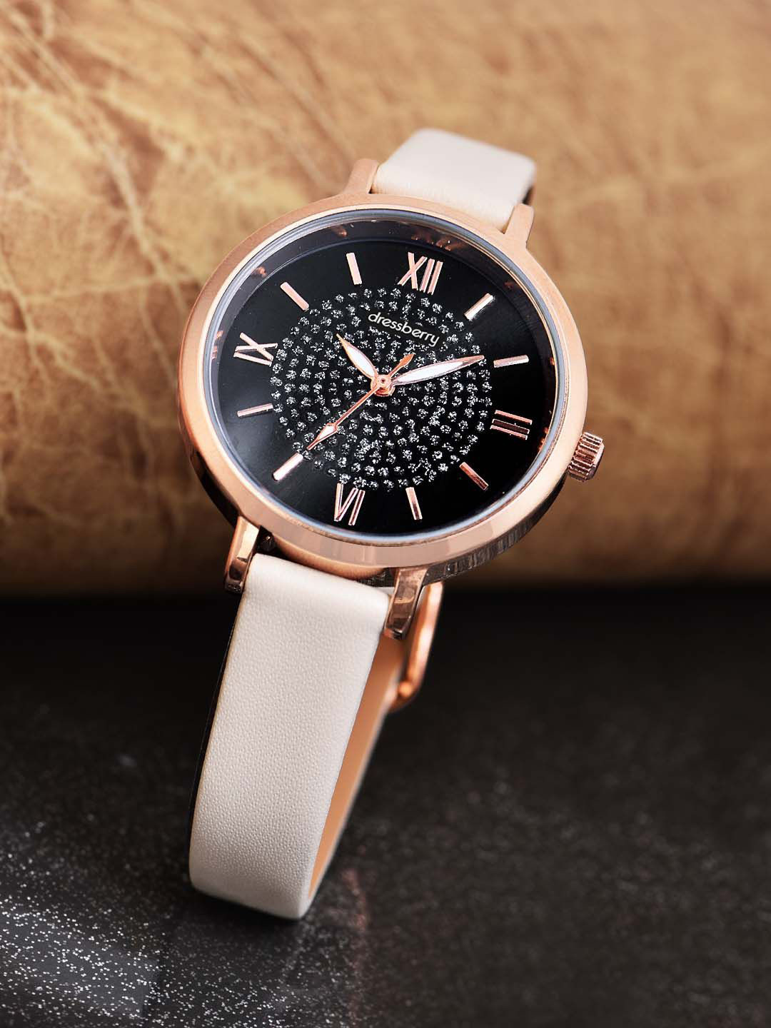 DressBerry Women Embellished Dial & Reset Time Analogue Watch HOBDB-285-CM