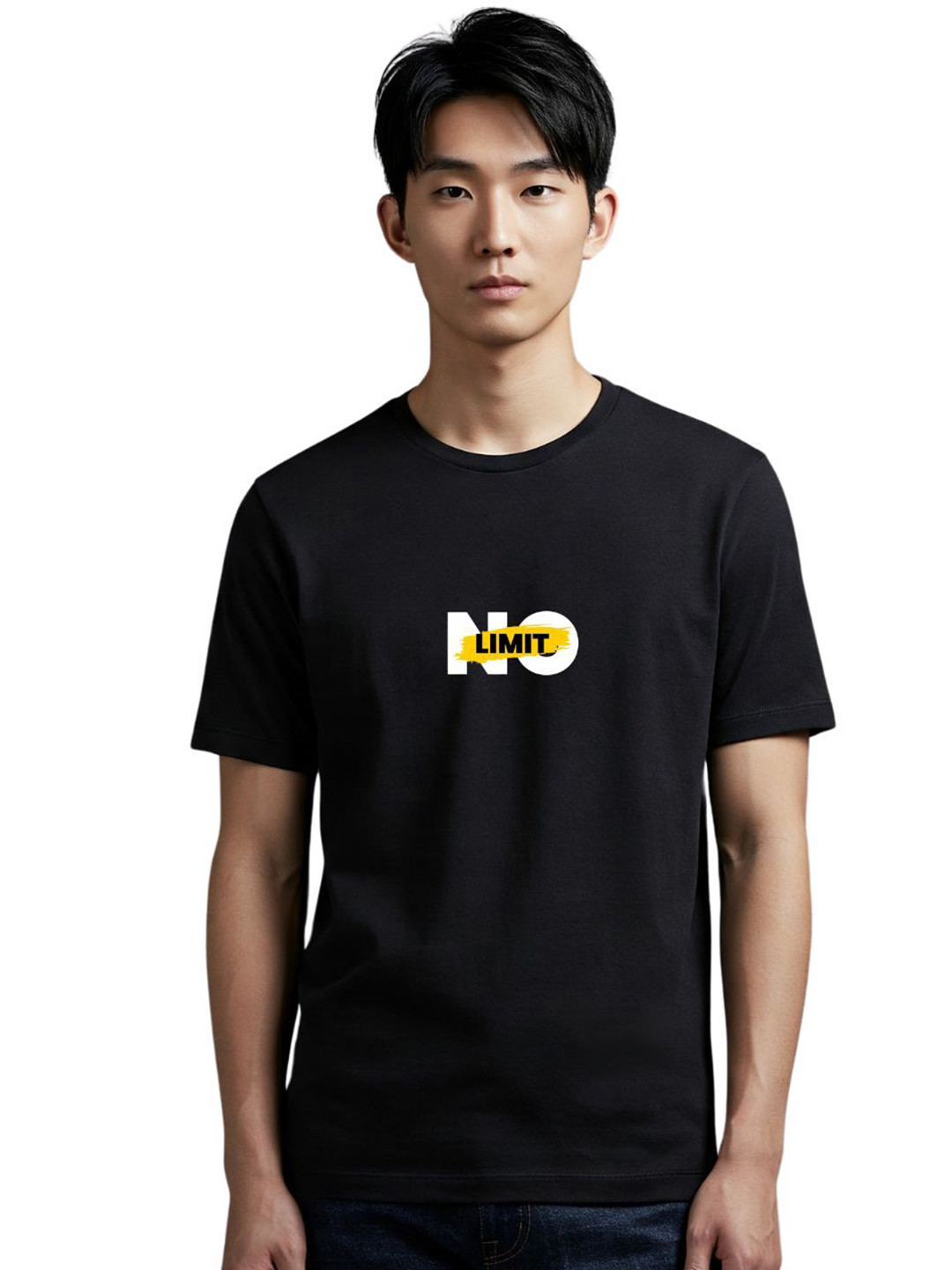 PULP Unisex NO LIMIT Printed Cotton T-shirt