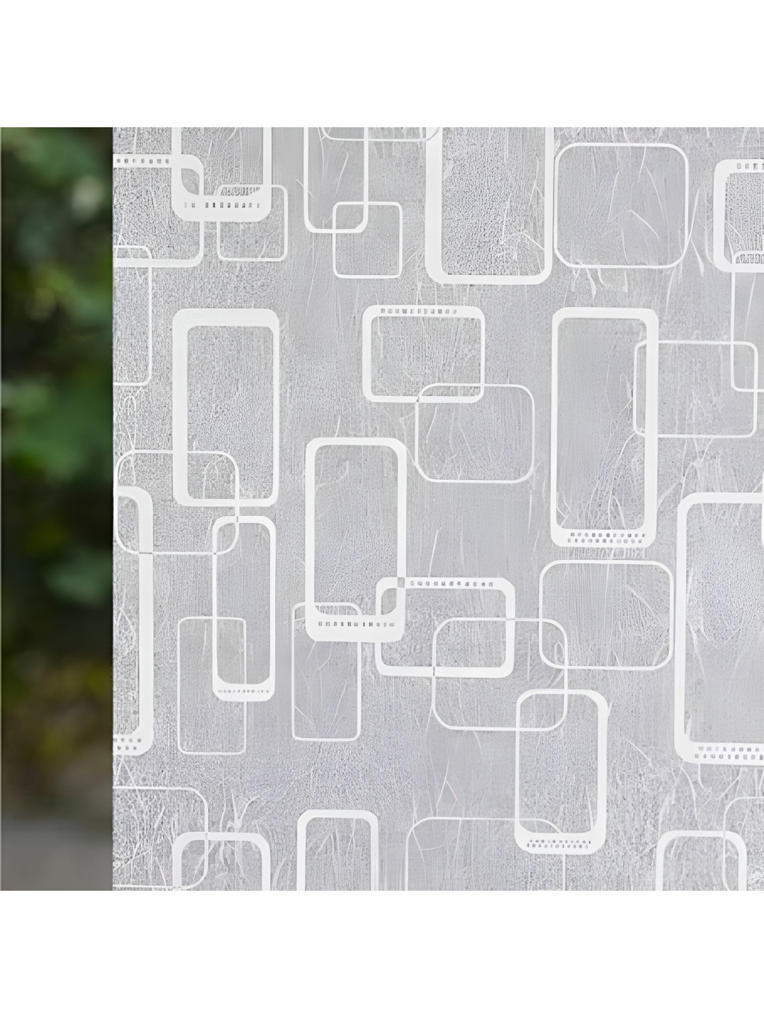 INDIAN ROYALS Grey Frosted Static Cling Printed Self-Adhesive & Durable Window Sticker