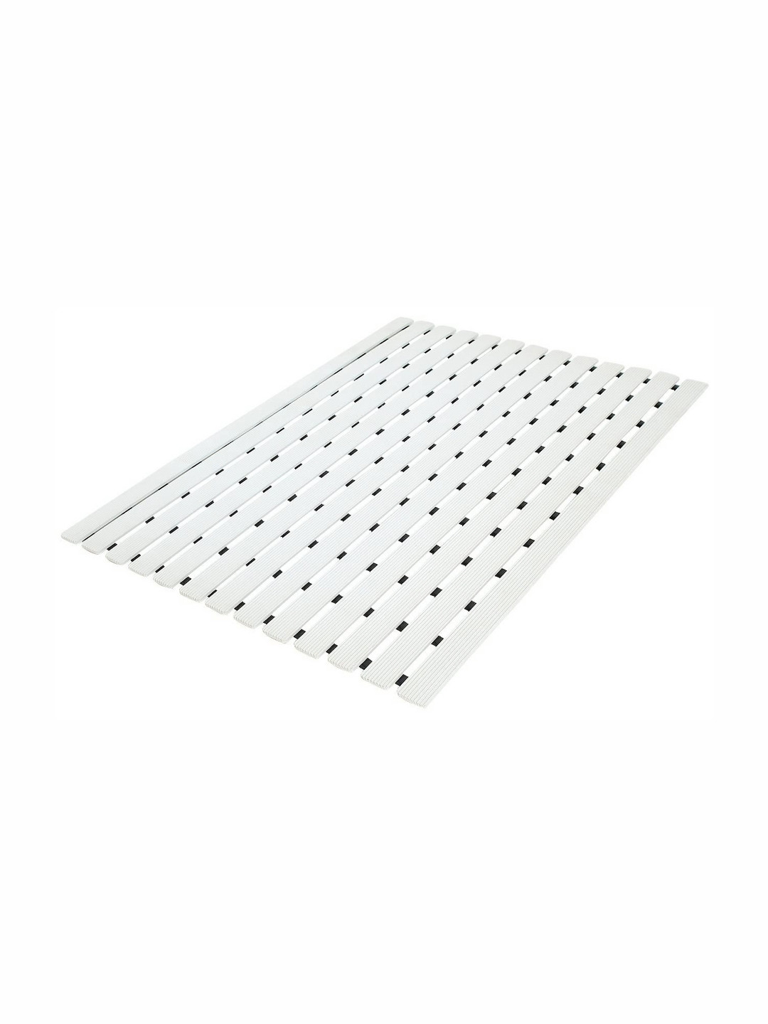 CASA-NEST White Textured 210 GSM Anti-SkidBathRugs
