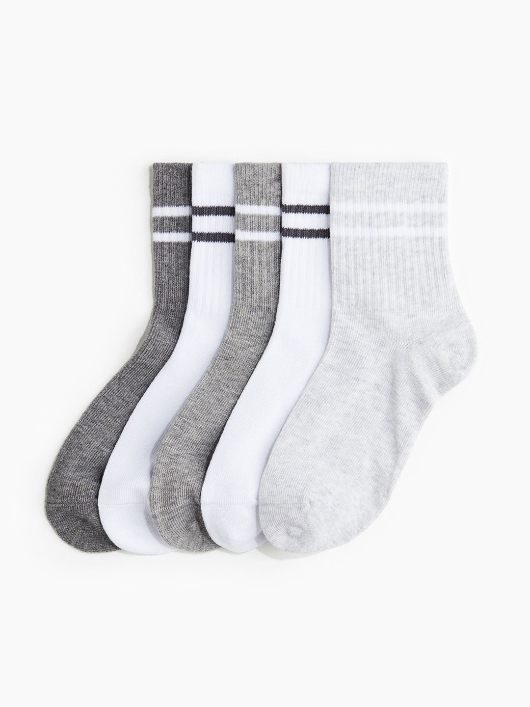 H&M 5-Pack Sports Socks With DryMove