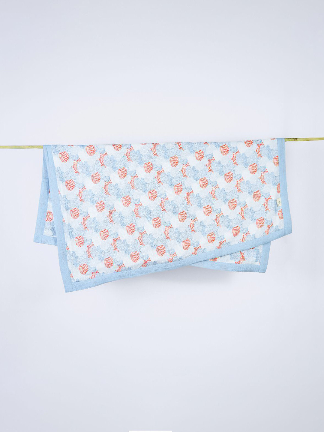 cocoon care Cotton Abstract Printed 120 GSM Cotton Single Bed Blanket