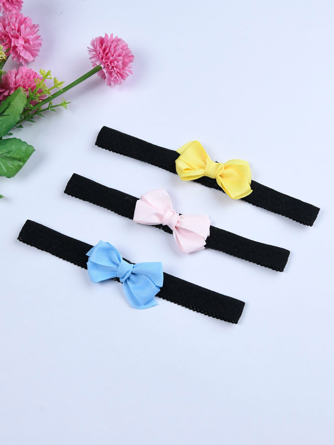 FUNKRAFTS Kids-Girls Bandana Headband Pack Of 3