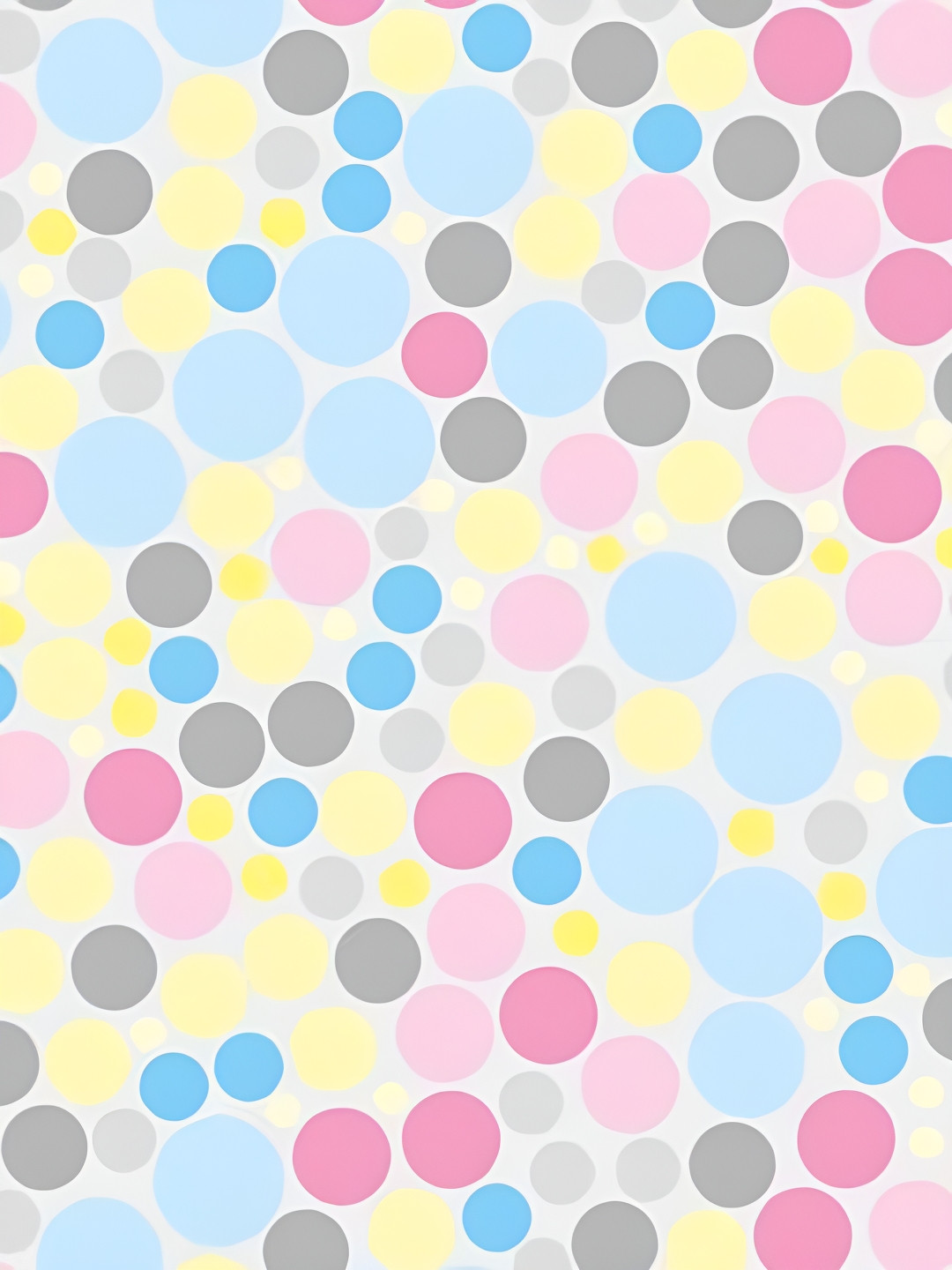 INDIAN ROYALS Blue & Pink Printed 3D Colourful Bubbles Waterproof Wall Sticker