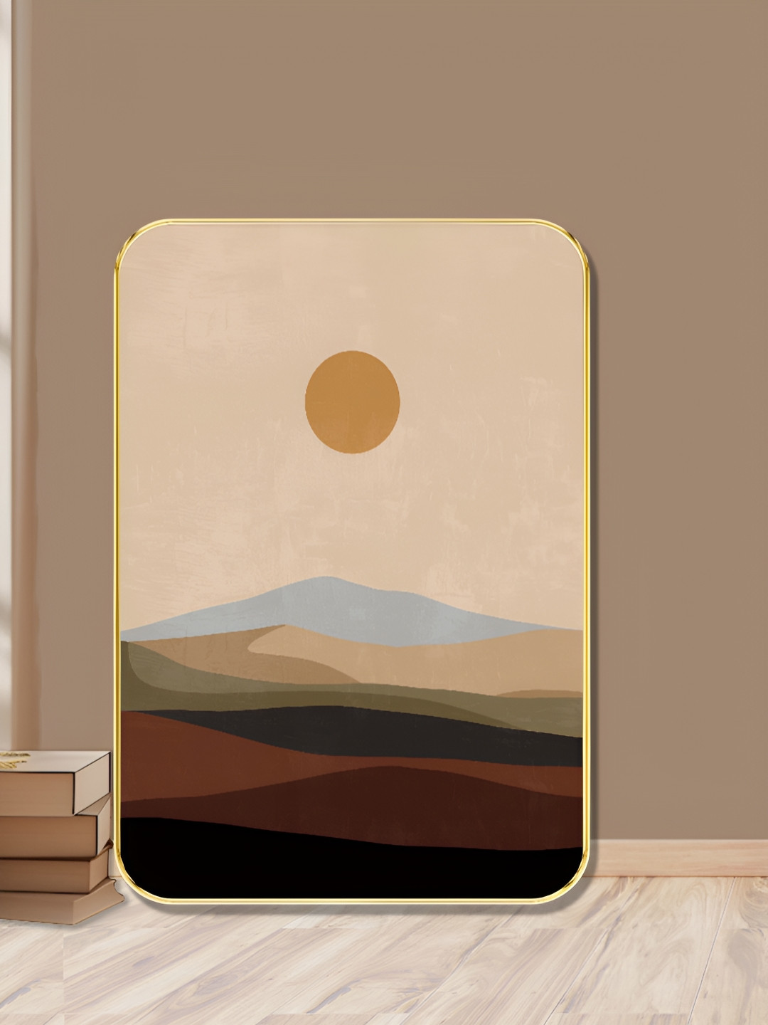 Livin'luxe Mountain Sunset Wall Paintings