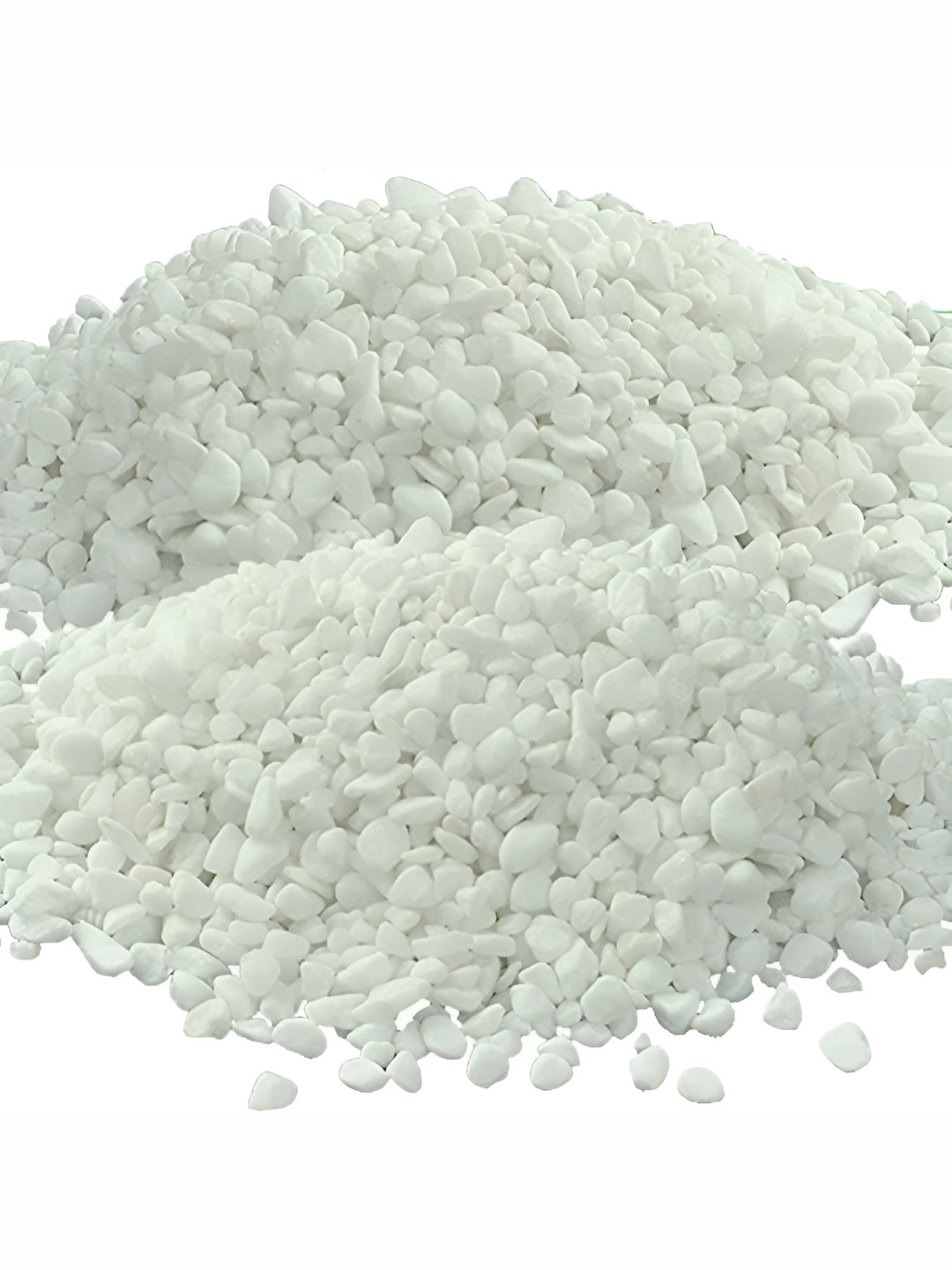 VANNEF White Decorative Marble Chips for Aquarium Indoor & Outdoor Decoration