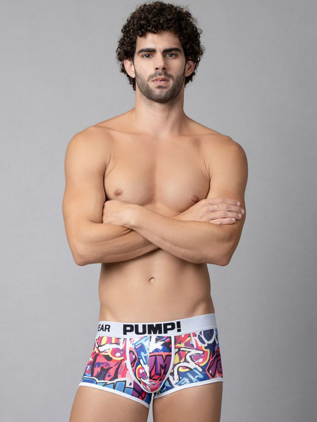 PUMP CLUB  Mid Rise Ultra Soft  Trunk  ART225-White-M-White