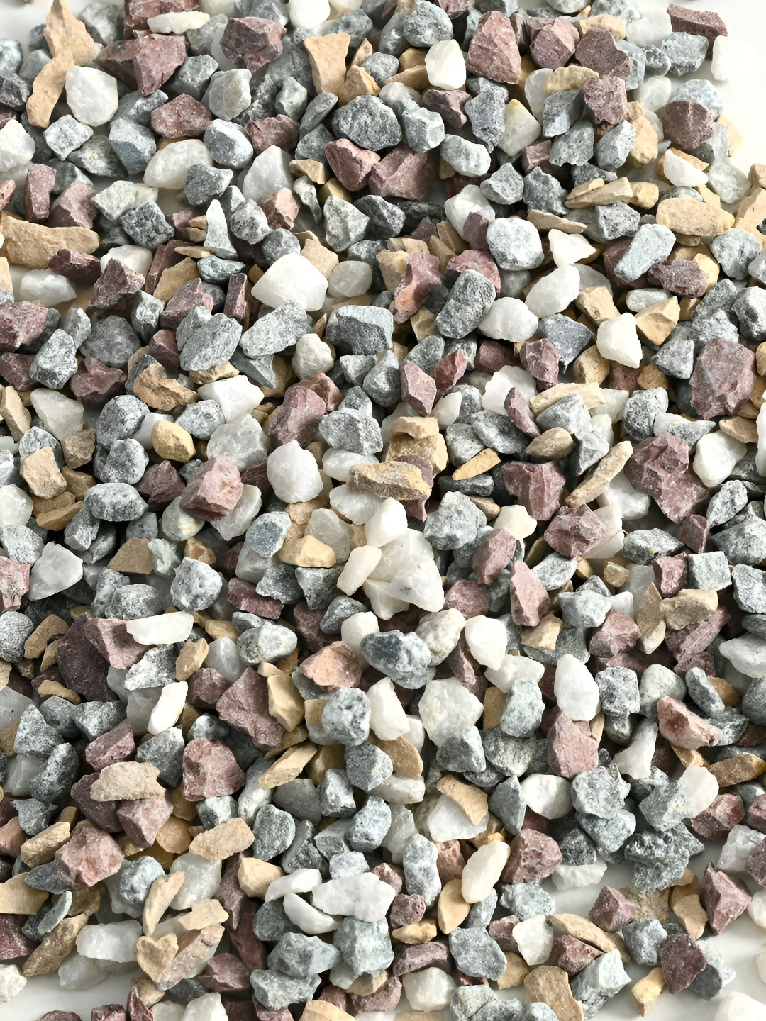 VANNEF(r) WhiteDecorative Marble Chips for Aquarium Indoor & Outdoor Decoration