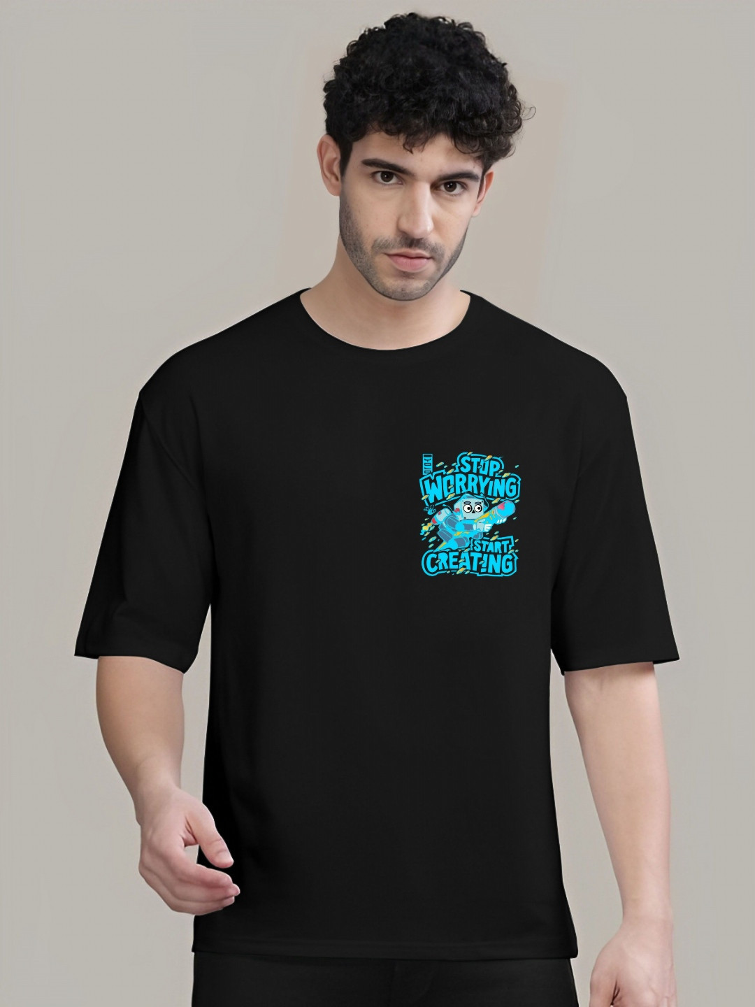 Kasendra Graphic Printed Round Neck T-Shirt