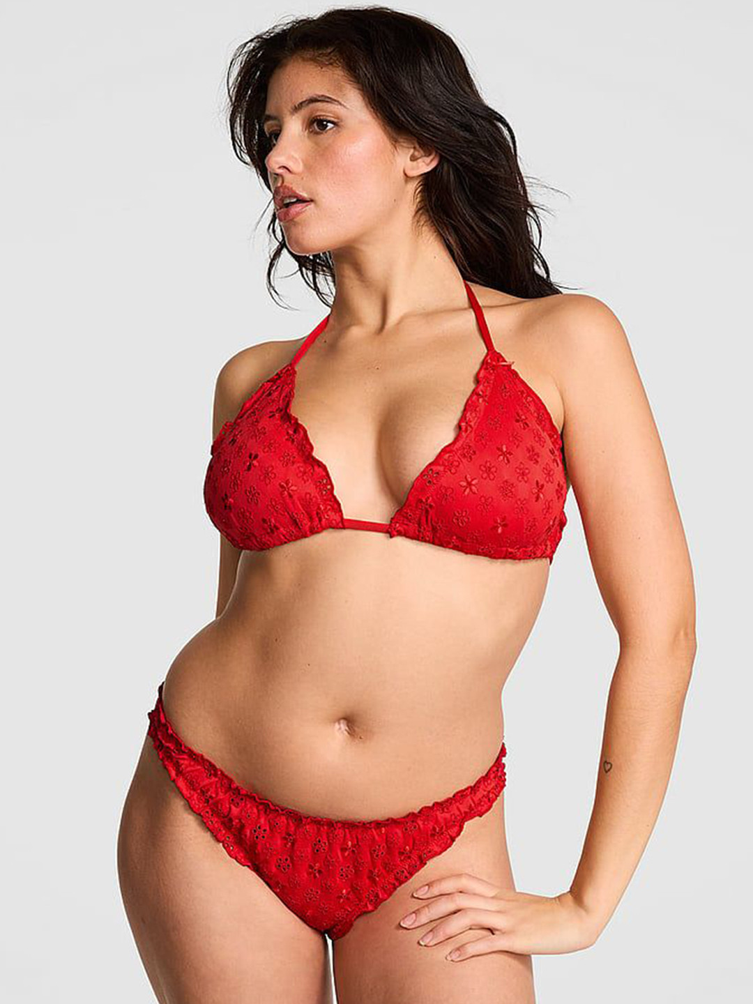 Victoria's Secret PINK by Frankies Bikinis Reign Eyelet Swim Bikini Top