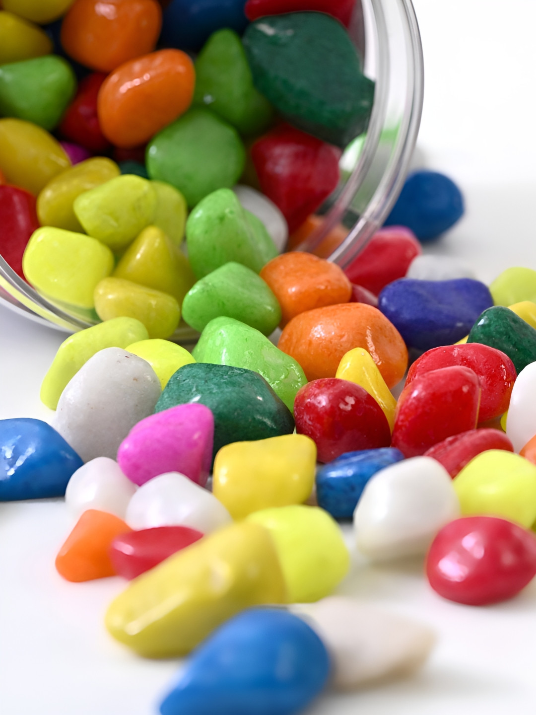 VANNEF Yellow Premiume Colour Stone for Aquarium Vase Filler Home Garden Decor