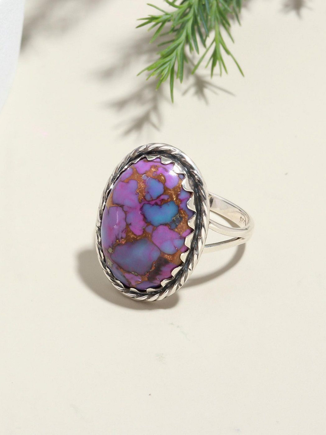 ORO ALMA Purple Canyon Silver Ring
