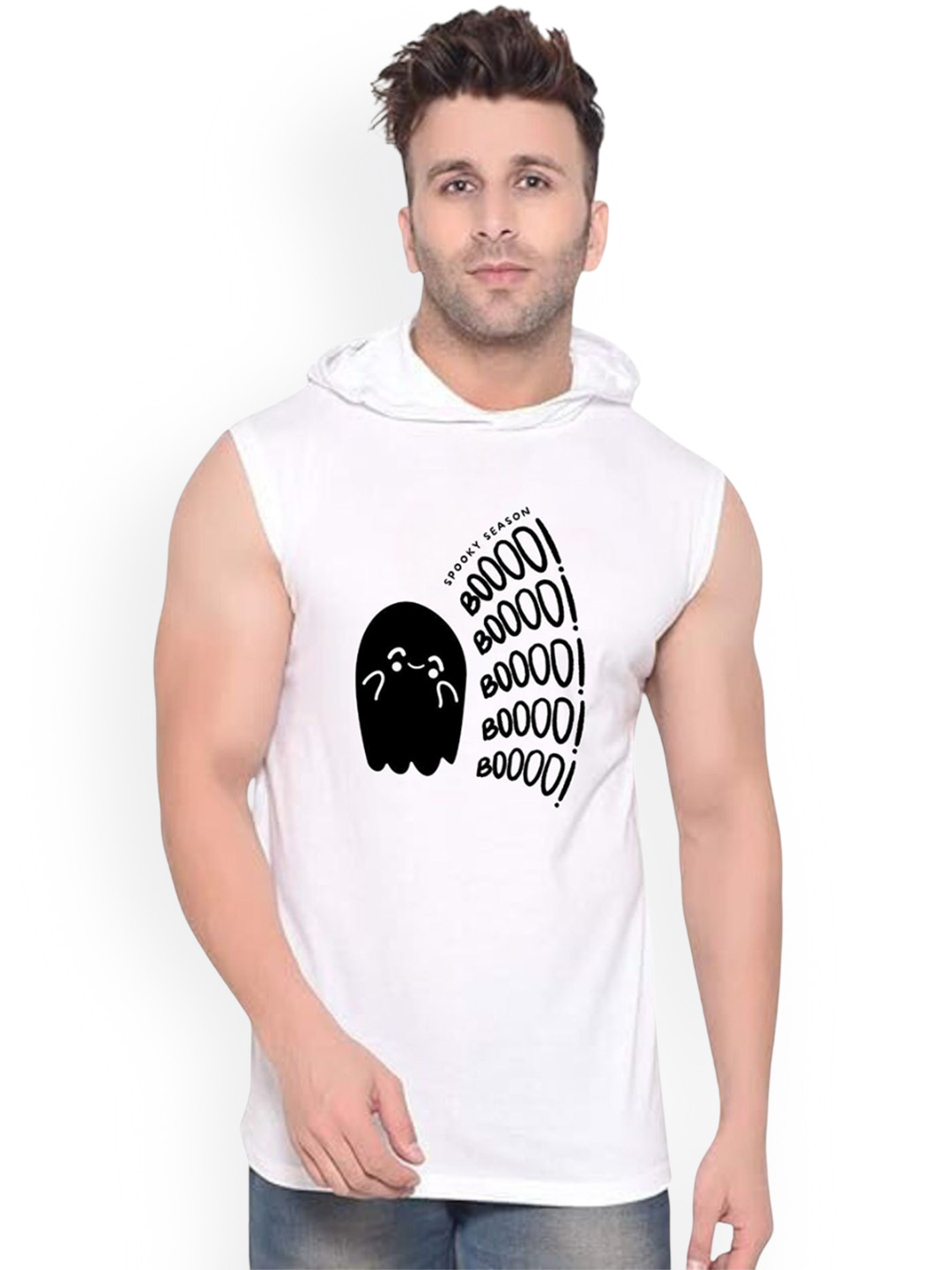 Fashnobic Cotton Boooo Printed Gym Vest K__print-81_gym_vest_white