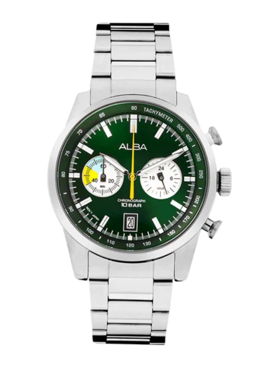 Alba by seiko Forest Green Dial Chronograph Watch A4B007X1