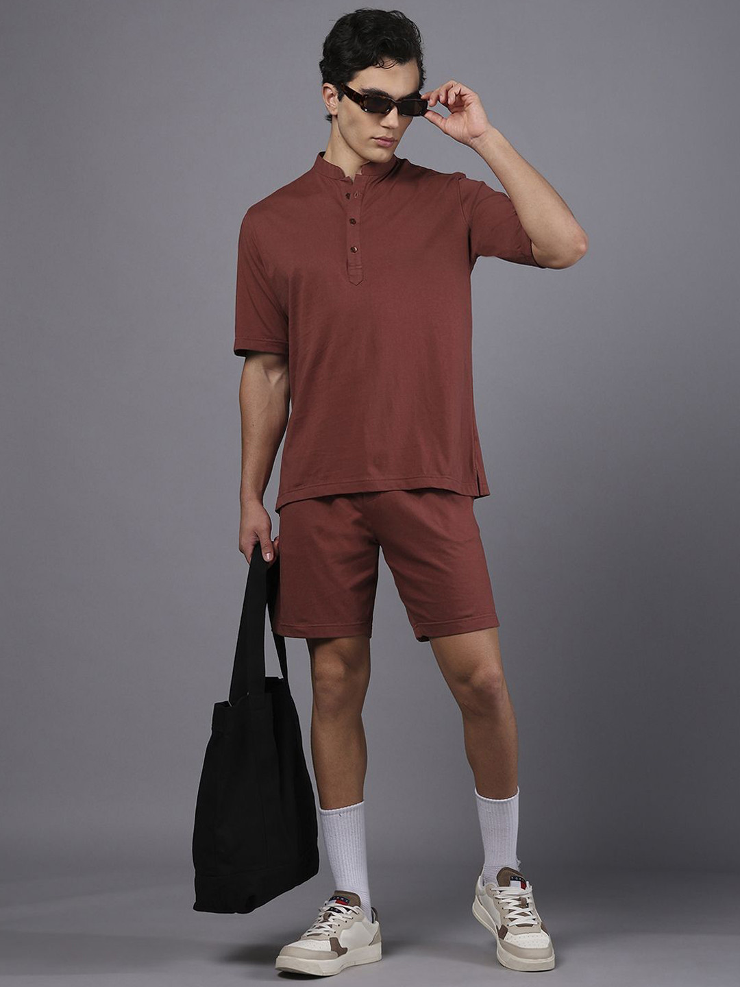 DON VINO Pure Cotton T-Shirt With Shorts Co-Ords