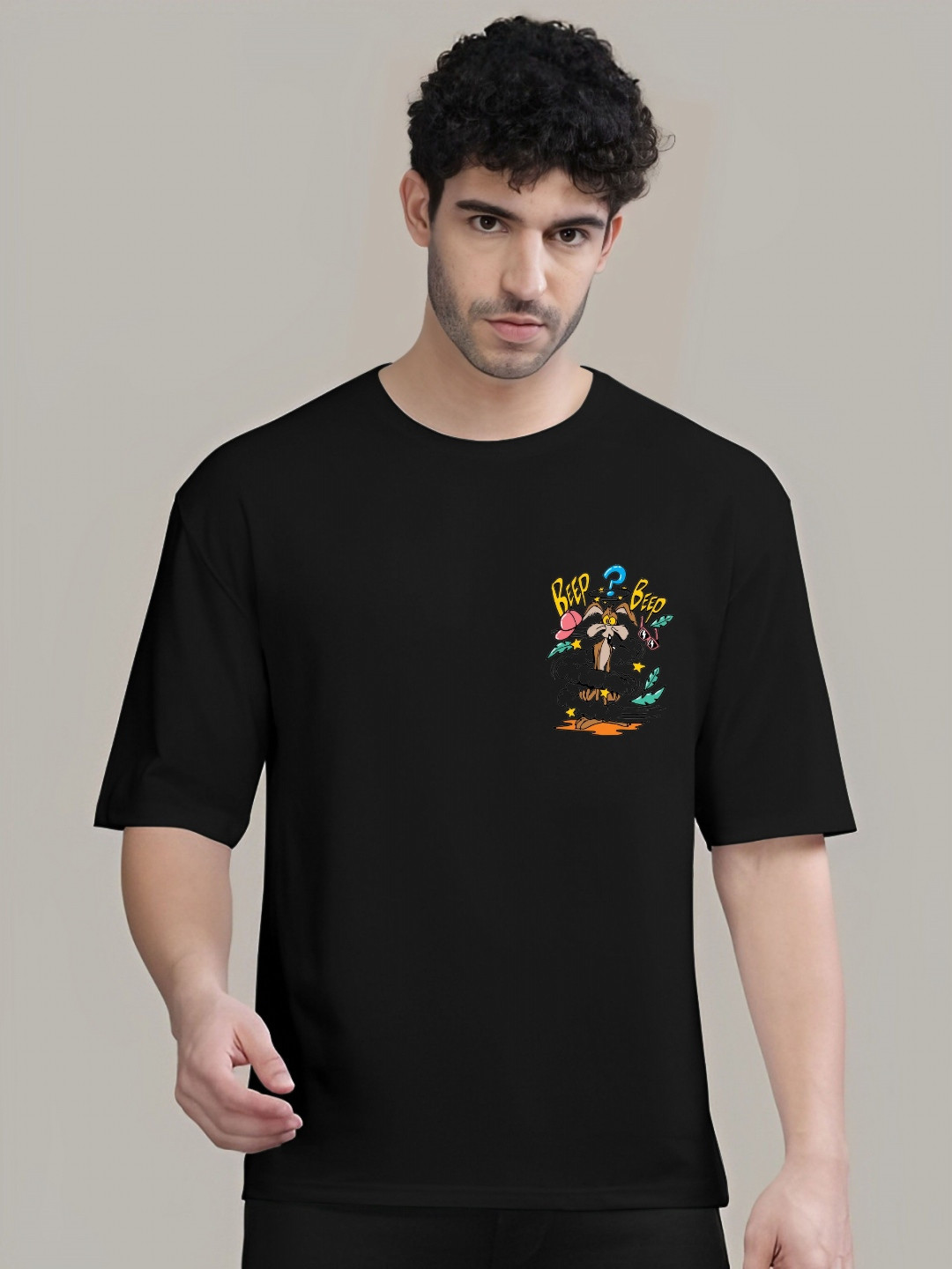 Kasendra Humour and Comic Graphic Printed Cotton T-shirt