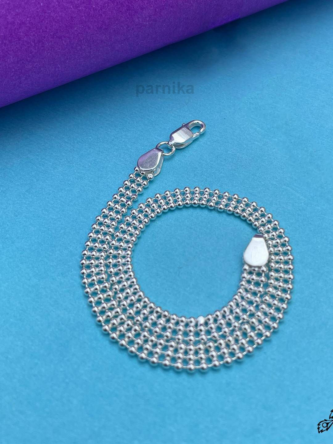 Parnika Women Sterling Silver Anklet