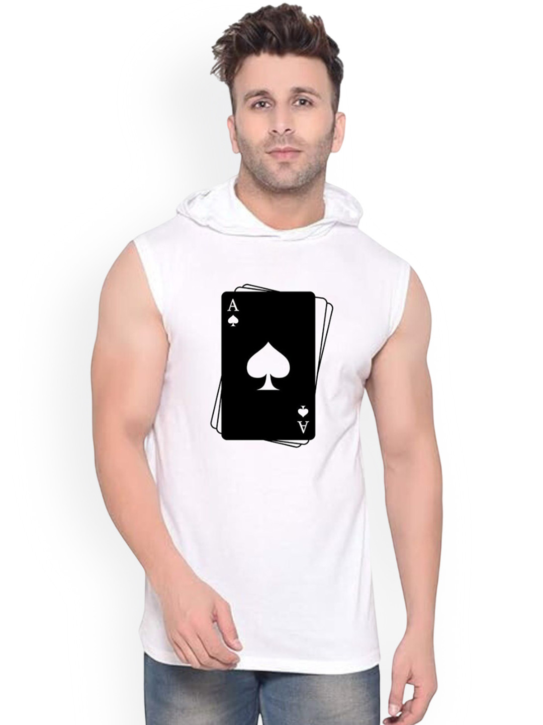 Fashnobic Ace Spade Printed Cotton Gym Vests K__print-111_gym_vest_white