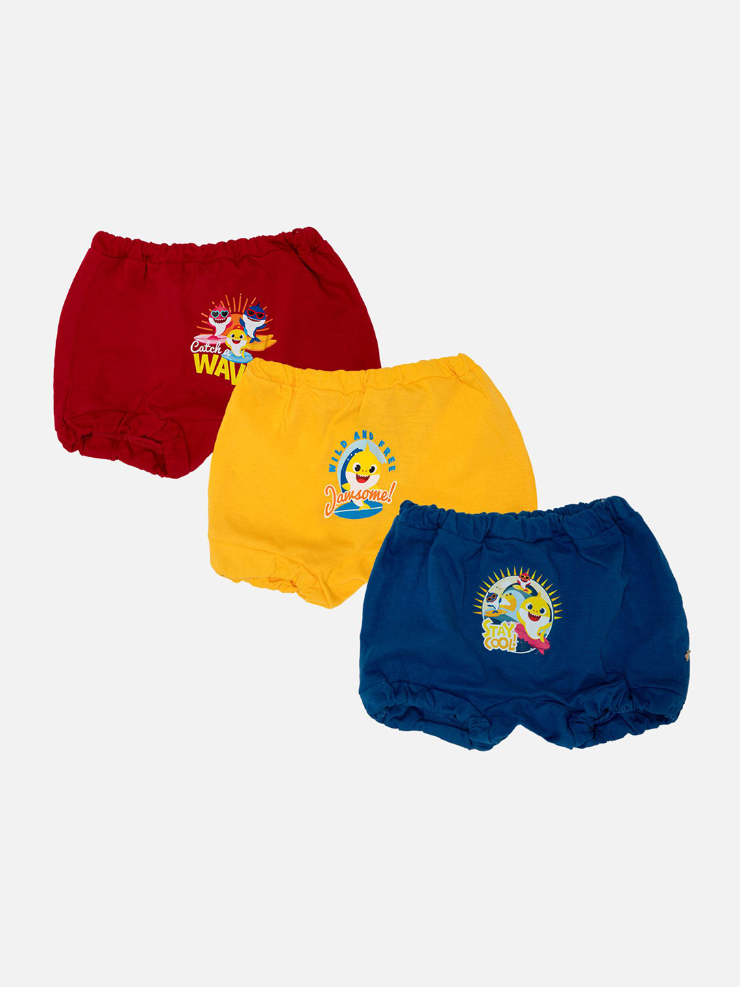 Bodycare Baby Kids Pack Of 3 Shark Assorted Briefs