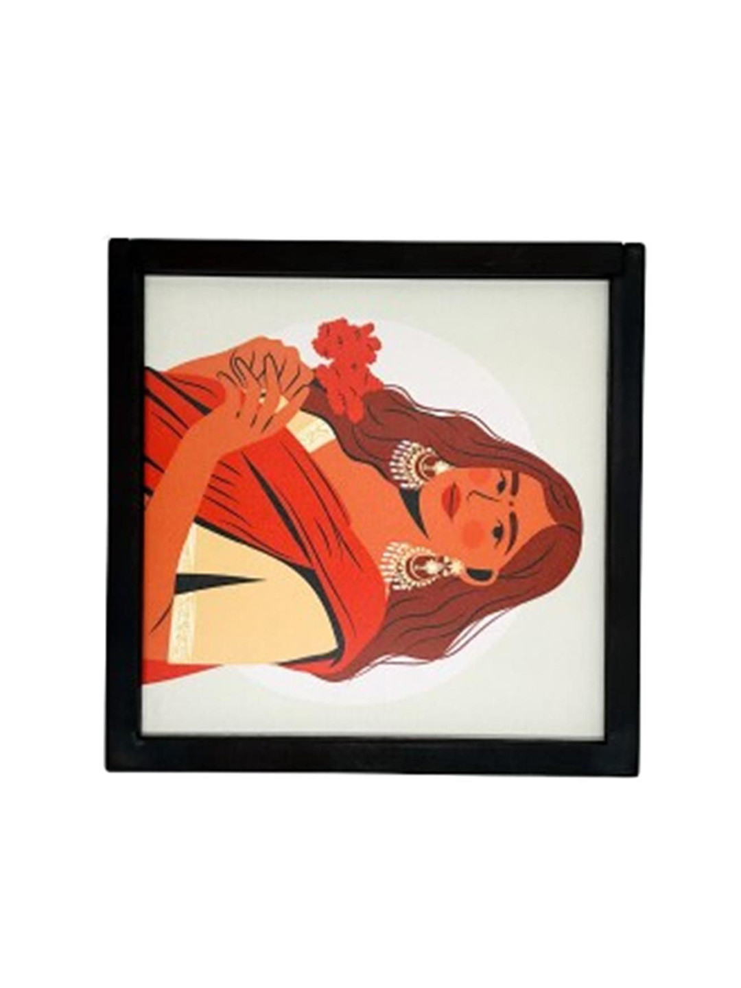 Angira Handicrafts Brown Abstract Wood Flip Top Box Container Set