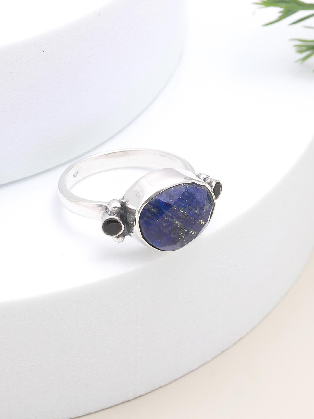 ORO ALMA Celestial Blue Lapis Silver Ring