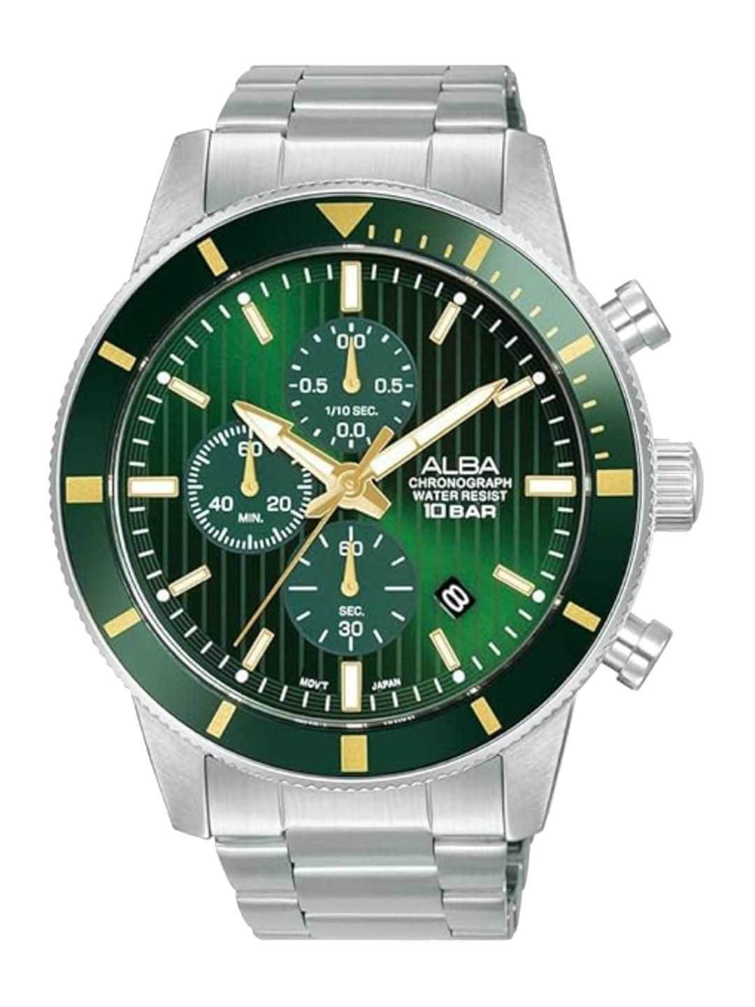 Alba by seiko Green patterned dial Quartz Watch AM3953X1
