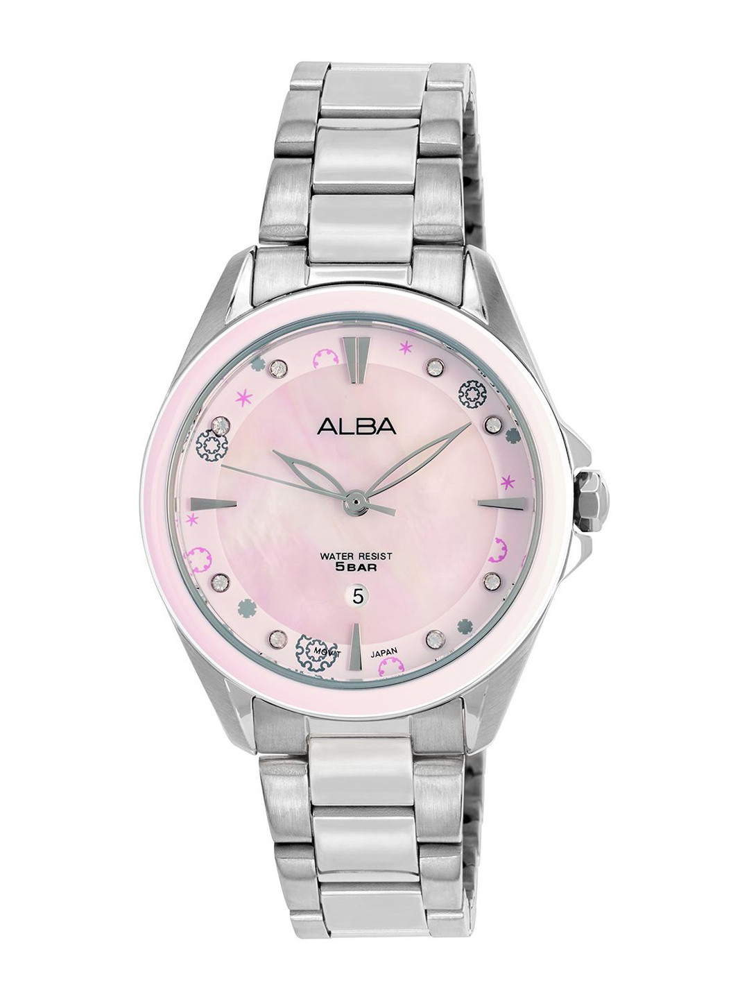 Alba by seiko Women Pastle Pink Dial Watch AH7DV7X1