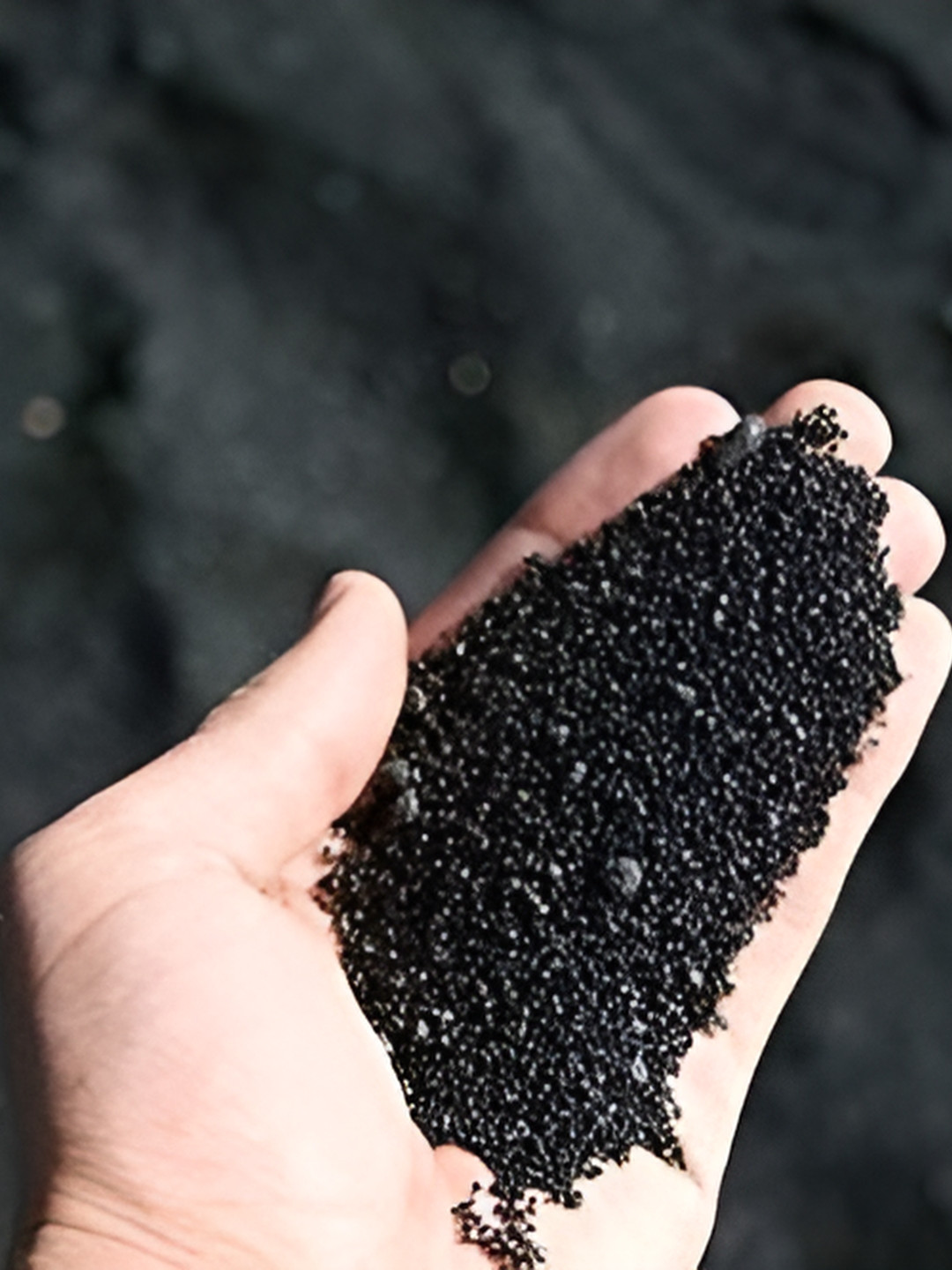 VANNEF Black Natural Aquarium Sand for Lawn Plants Freshwater & Aquarium Decor