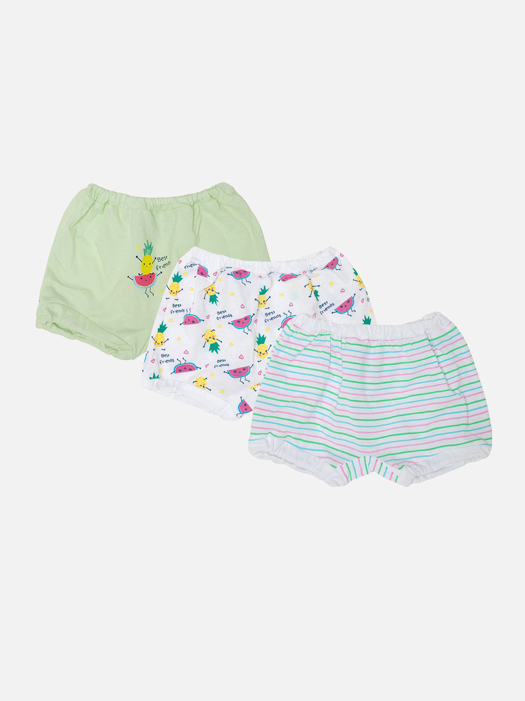 Bodycare Baby Girls Pack Of 3 Assorted Briefs