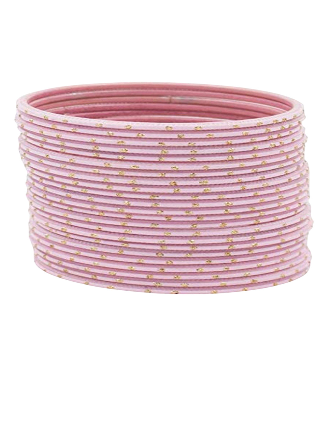 T4 JEWELS Set Of 24 Velvet Metal Bangles