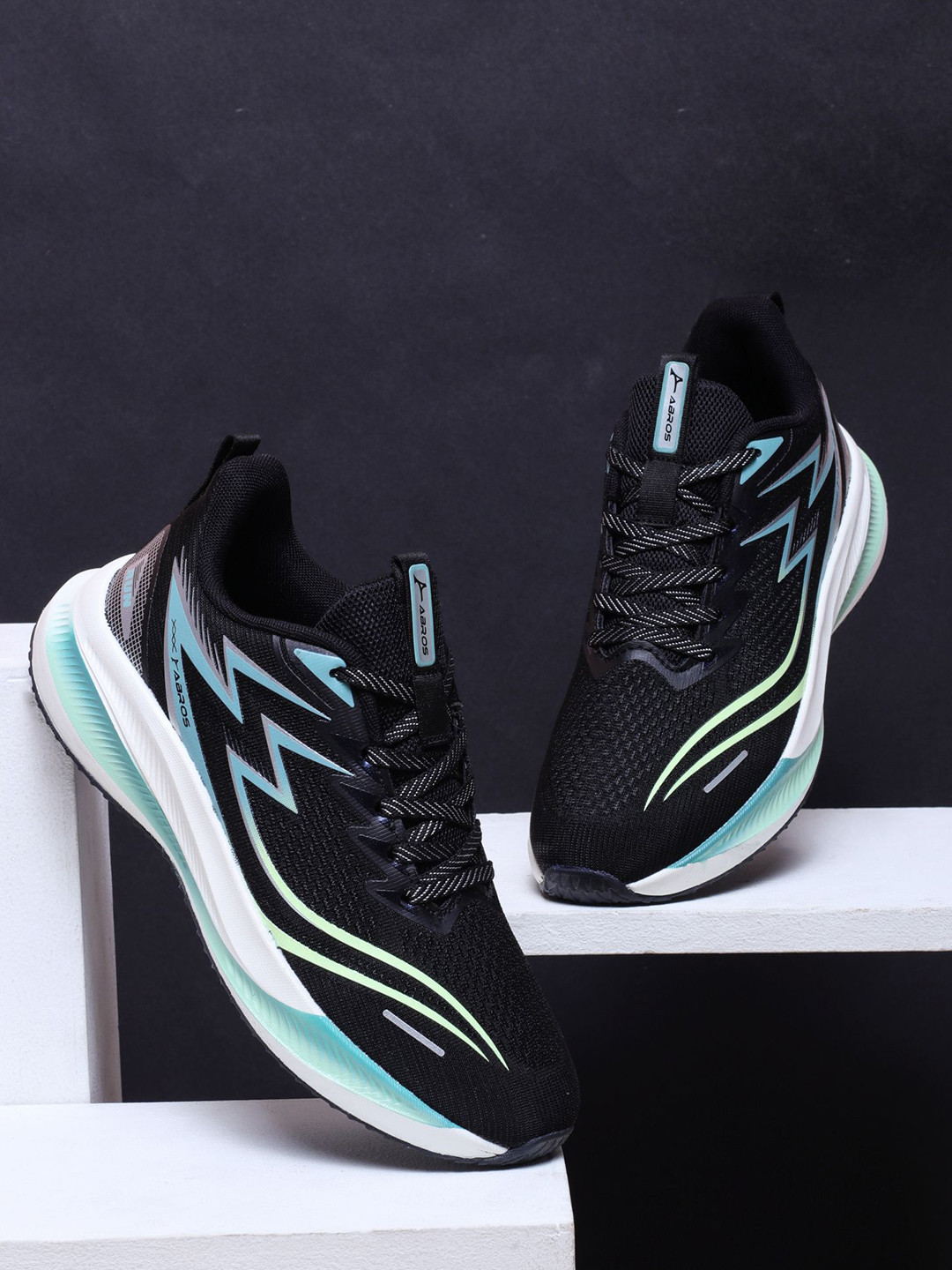 ABROS Sam-Pro Men Mesh Lace-Ups Running Shoes