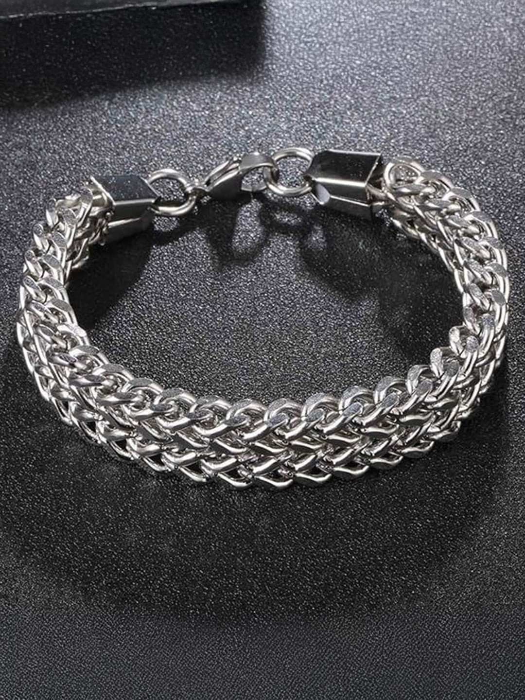 Minprice Men Link Lobster Closure Bracelet