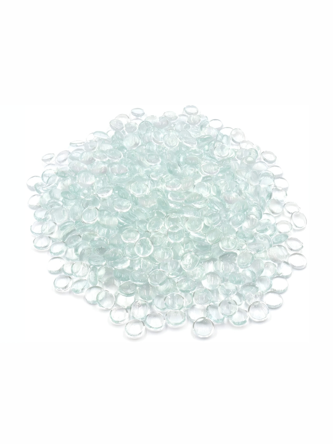 VANNEF Transparent Decorative Glossy Glass for Vase Fillers Home Garden Decoration