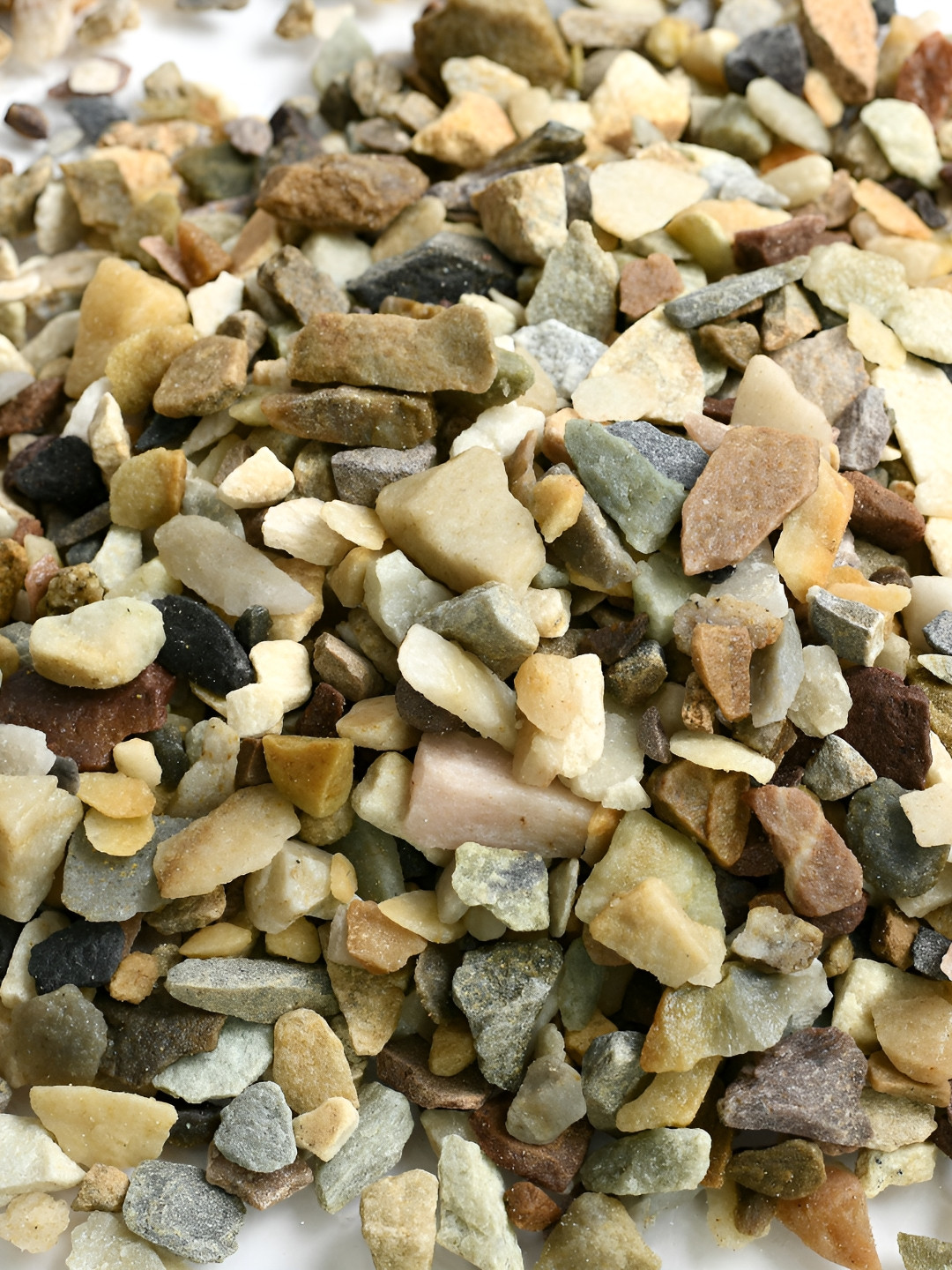 VANNEF Brown Decorative Marble Chips for Aquarium Indoor & Outdoor Decoration