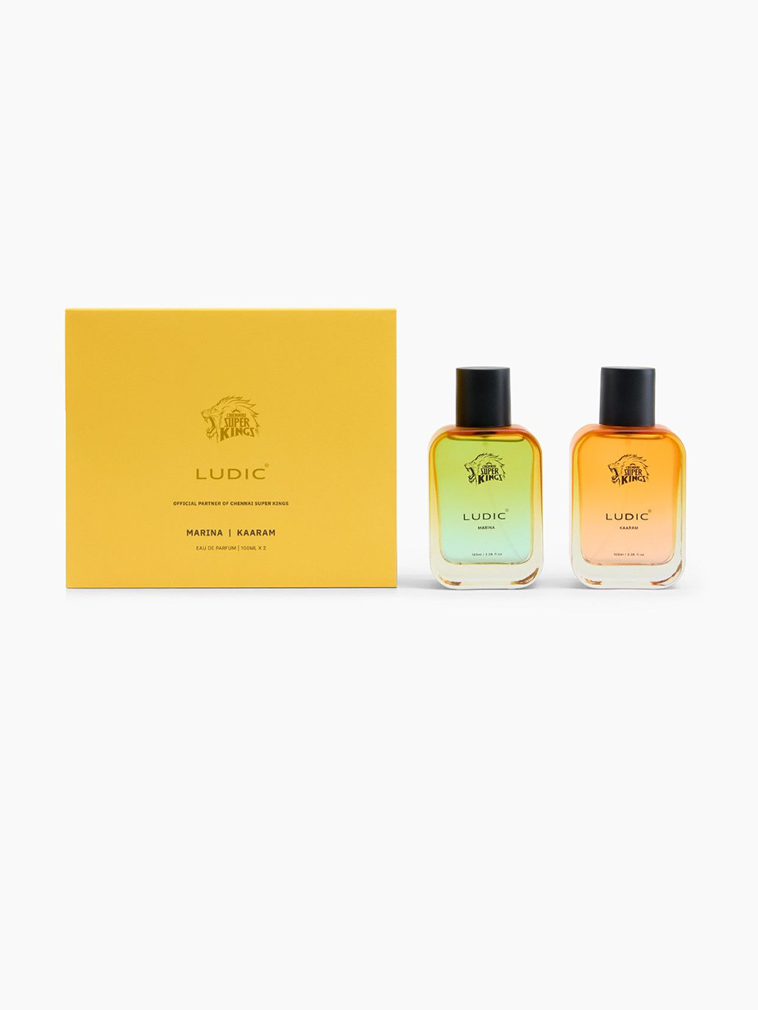 Ludic Men Set Of 2 Kaaram & Marina Long Lasting Eau De Parfum - 100 ml Each