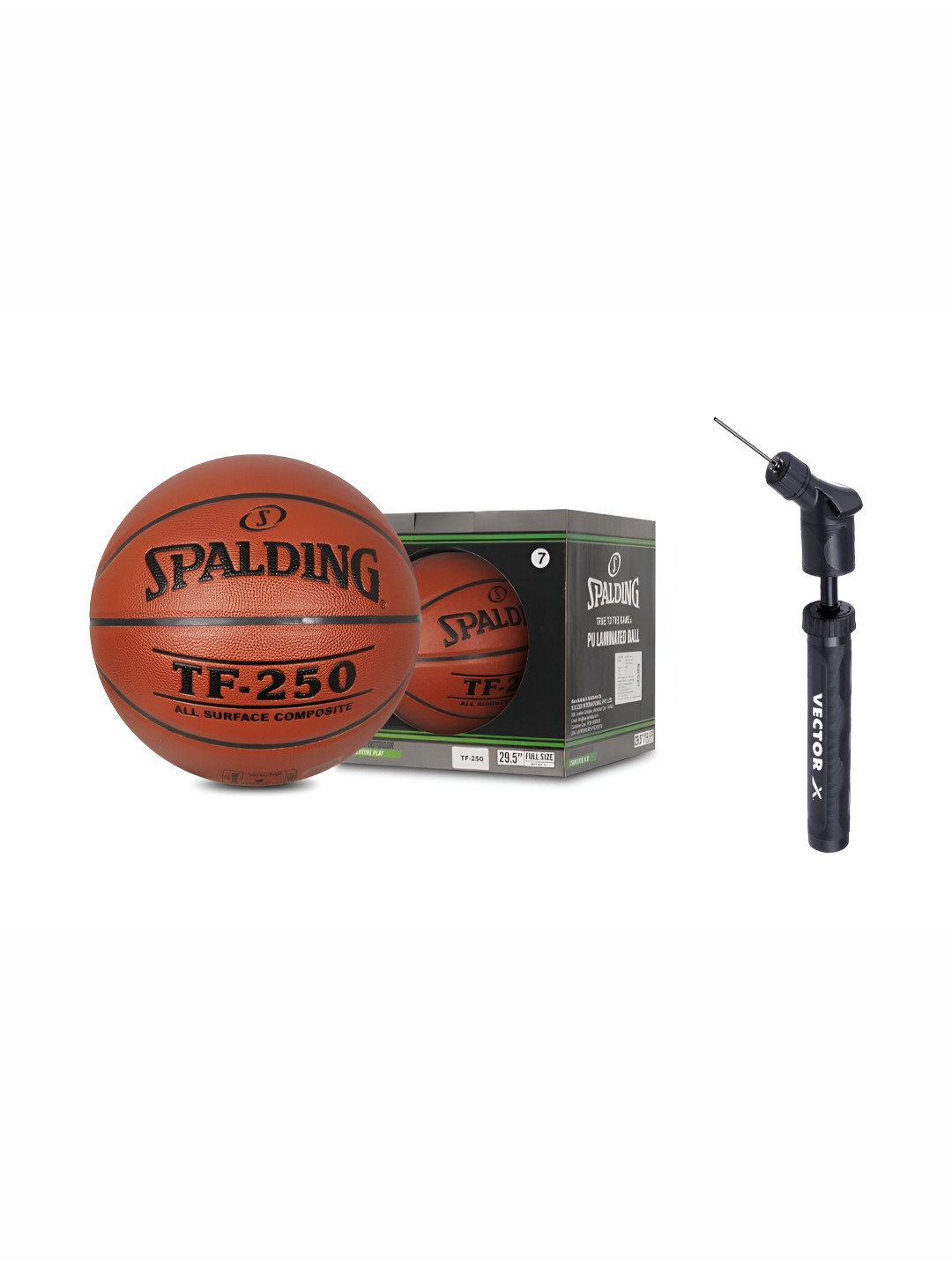 Spalding Sports Basketball With Air Pump